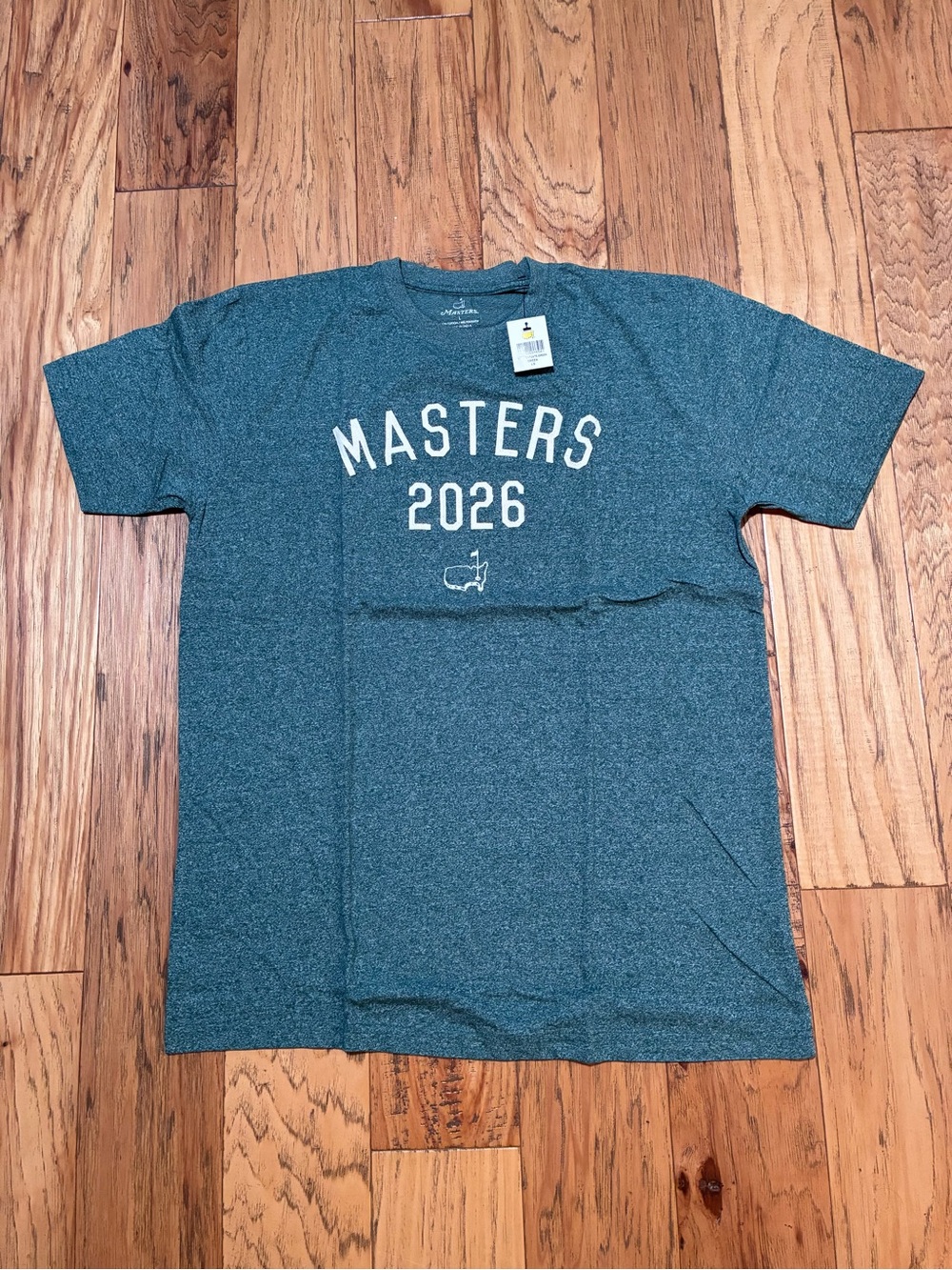 Masters Green Heather Crewneck T-Shirt - Picture 2 of 3